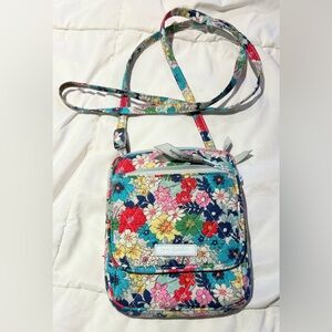 Vera Bradley Colorful Floral Crossbody Bag *Flawed